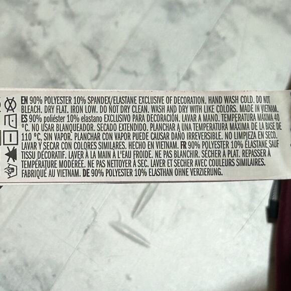 Forever 21 Jumpsuit M Burgundy Red Velvet Strappy Pants Belted Witchygoth Girly - Picture 7 of 7